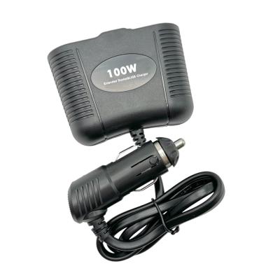 Разветвитель прикуривателя, 2 гнезда+1USB 1,2А, OLESSON 1645