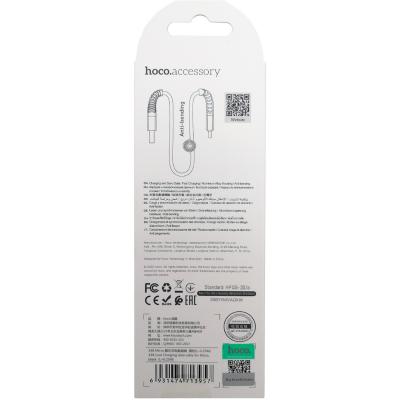 Кабель USB - micro USB, 0,25м, HOCO X38 Cool Charging, черный