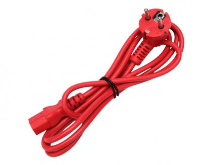 Шнур питания C13 1,8м Cablexert PC-186-VDE-R-1.8M 2,2 кВт "красный"