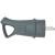 Вилка угловая с/з каучук16A 250B IP44, черная, RPG16-30-442 /32843/