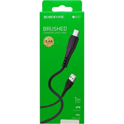 Кабель USB - micro USB, 1,0м, BOROFONE BX37 Wieldy, черный