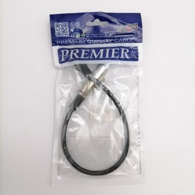 Переходник гн.XLR - гн.RCA кабель 0,3м, позолоченый