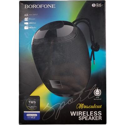 Активная колонка BOROFONE BR6 (FM/AUX/USB/microSD/BT/TWS), черный***