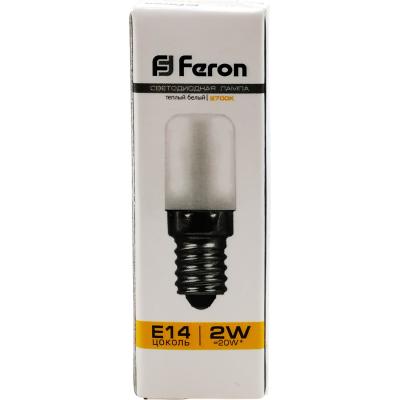 LED лампа 2W/2700K/E14, для холодильников, LB-10 /25295/