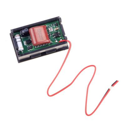Вольтметр врезной (DC 0-30V, красный)