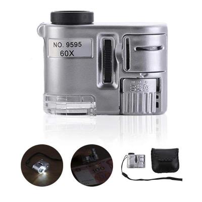 Минимикроскоп MG9895 60х с подсветкой