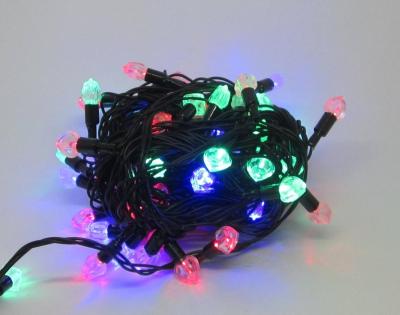 Гирлянда нитевая, 100LED, RGB, сердце прозрачное малое, Ч.П. /70
