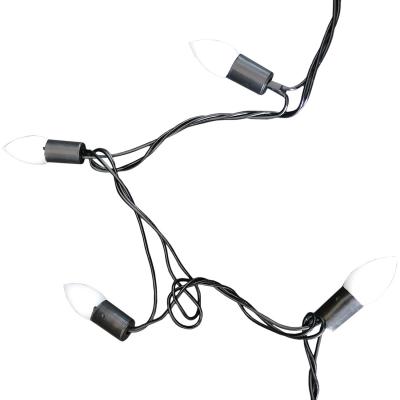 Гирлянда нитевая, 3м, 28LED, RGB, СВЕЧА, Ч.П. LX-3-15