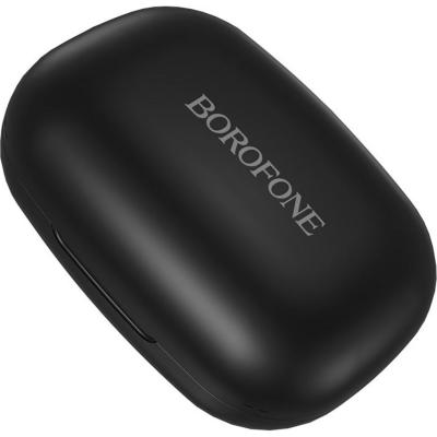 Беспроводные наушники BOROFONE BE35 TWS Agreeable voice, bluetooth, в кейсе, черный