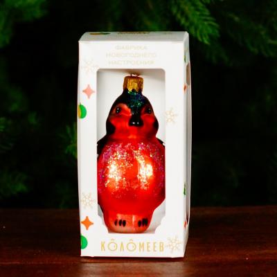 Игрушка ёлочная, 1шт. 10см. Снегирь