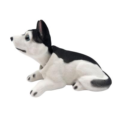 Игрушка на панель с качающейся головой "Хаски"  