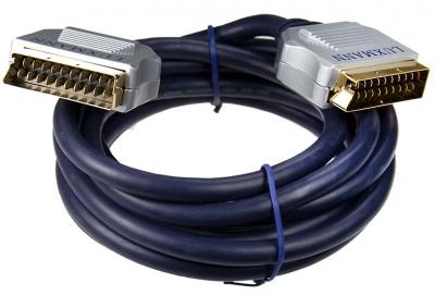 SCART-SCART, 5,0м, 411-005-1, 21pin, Luxman