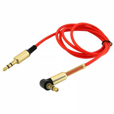 Jack 3,5mm - Jack 3,5mm 1,0м Орбита OT-AVC15(3234) угловой, красный