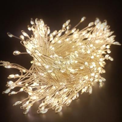 Гирлянда провол. 10м, 400LED, т.бел. капли микро, 8 функций, Luca Snake Light /88112/