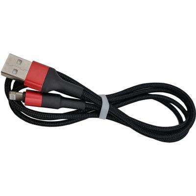 Кабель USB - Lightning 8pin, 1,0м, HOCO X26 Xpress, черный/красный