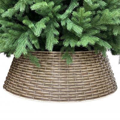 Плетеная корзина для елки ротанг, Кукуруза, цвет Орех, 2XL