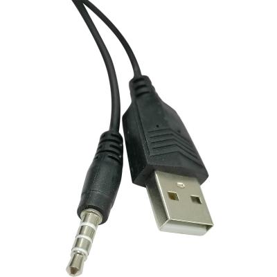 Наушники-гарнитура KADUM G39, для ПК (3,5мм/USB), черная***