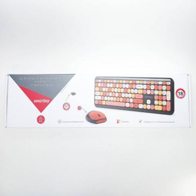 Комплект клавиатура+мышь Smartbuy 666395AG, черный, SBC-666395AG-K