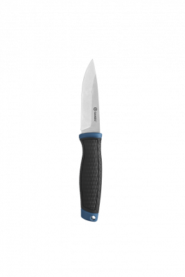 Нож Ganzo G806-BL, туристический, ножны, черный с синим