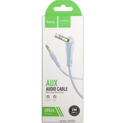 Jack 3,5mm - Jack 3,5mm 2,0м stereo HOCO UPA14 Series, серый
