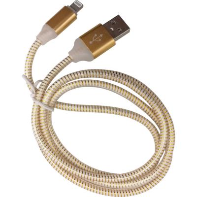Кабель USB - Lightning 8pin, 1,2м, Smartbuy, индикац.заряда (iK-512s)***