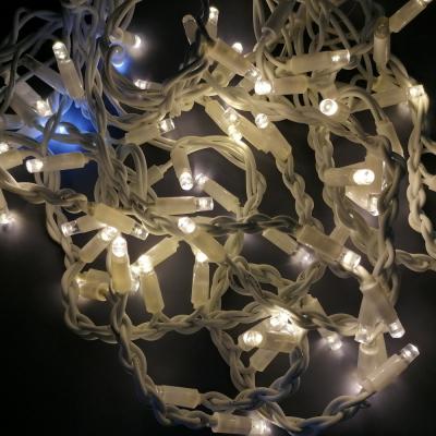 Гирлянда бахрома, уличная, 4,0м/0,3-0,5м, 80LED, т.бел., Б.П., LX-33