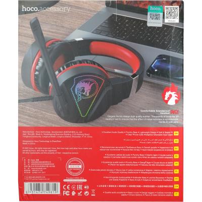 Наушники HOCO W104 Drift игровая гарнитура, красный