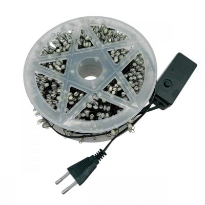 Гирлянда провол. 30м, 800LED РОСА / МИШУРА бел. LX-627