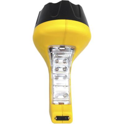 Фонарь ручной Smartbuy 15+10 LED, аккумуляторный, желтый (SBF-89-Y)