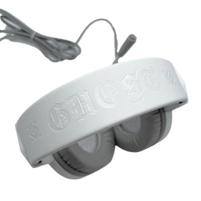 Игровая гарнитура DEFENDER Ghost LED, 50мм, RGB, белый