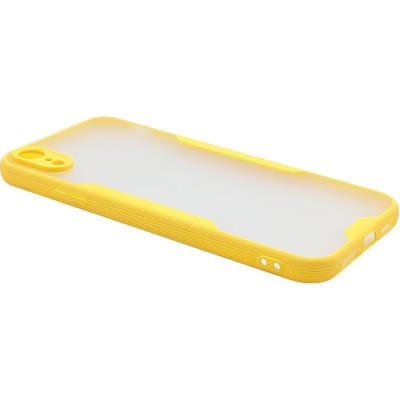 Чехол-накладка iPhone XR, More choice Silicone BLEB (желтый)