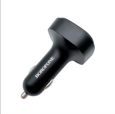 FM модулятор Borofone BC59, Bluetooth 5.4, 2USB+USB-C, черный 