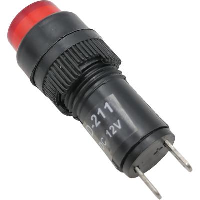 Индикатор 12в. 10мм. красный /36-4770/