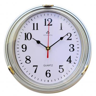 Часы настенные Atlantis TLD-6307 серебро