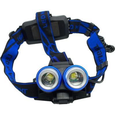 Фонарь налобный Патриот PT-FLG41 (2LED*T6 , 2*18650, USB) 