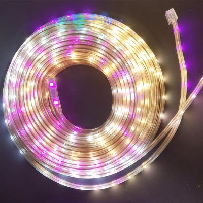 Гирлянда дюралайт, уличная, 10м, LED, RGB, плоская, LX-123