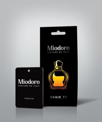 Ароматизатор картонный MIODORE Shaik 77 (по мотивам Shaik No 77 (Shaik)) 