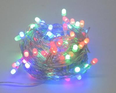Гирлянда нитевая, 100LED, RGB, большой диод, П.П. HQ /80
