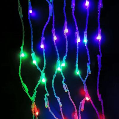 Гирлянда водопад, 2,0м/2,0м, 192LED New RGB, П.П. LX-248