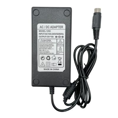Блок питания импульсный 12,0V,  5A, 4хPIN (4PLUS) "BBK"