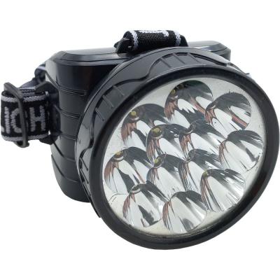 Фонарь налобный Smartbuy 12 LED, Li-ion 900mAh, черный (SBF-HL032)