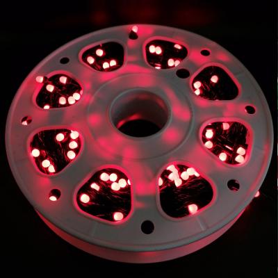 Гирлянда катушка, 50м, 240LED, 8mm, матовый, красн. LX-10/LX-90