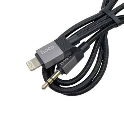 Jack 3,5mm - Lightning 1,0м HOCO UPA32A, черный 