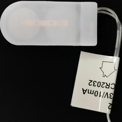 Гирлянда проволочная, 0,9м, 10LED, тепл. снежинка, 2CR2032, Luca String Light /87412/