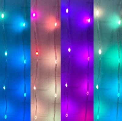 Гирлянда бахрома, 3м/0,7м, 105LED, RGB, капли, Luca Snake Light /87437/