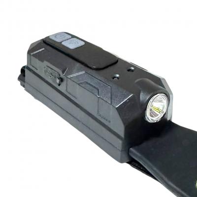 Фонарь налобный CB-6104, встроенный акб, датчик движения