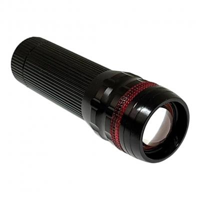 Фонарь ручной Smartbuy 3W CREE XPE, фокусировка, аккумуляторный, черный (SBF-307A)