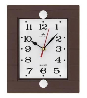 Часы настенные Atlantis TLD-6065B коричневый (brown)
