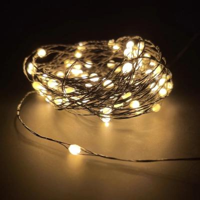 Гирлянда провол. 10м, 100LED, т.бел. роса, Luca String Light /84902/**