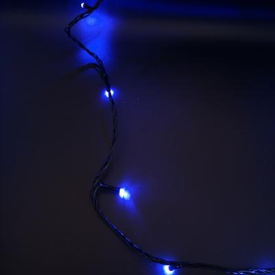 Гирлянда нитевая уличная, 20м, 160LED, син./2 LED мерц, Ч.П. LX-222